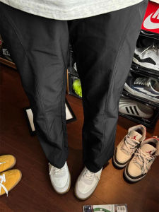 Mens Soft Shell Waterproof Trousers Khaki Workwear Casual Autumn Spring Three-Proof Quick-Drying Street Style Sports Long Pants