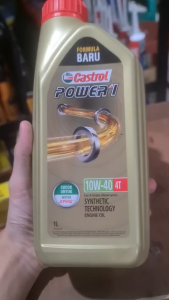 Castrol Oli Mesin Motor 1L 10W-40 4T Tak Oli 1 Liter POWER 1 Synthetic