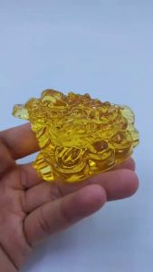 Sale กบสามขาคาบเหรียญ นำโชค เรียกทรัพย์ ตั้งโต๊ะ หน้ารถ งานคริสตัลสวยๆ พร้อมส่งจากไทย