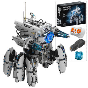 Coolplay | Technical Programming Hexapod Robot Science Fiction War Machine Building Blocks City Remote Control Robots Bricks Toys Boys Gift