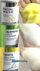 MS GLOW - BLEMISHES CALM CLEANSER - 100 ML  Sabun Muka kulit berjerawat dan sensitif mengontrol minyak