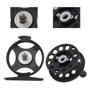 Ice Fishing Reel ABS Cast Drum Wheel Interchangeable 40/50/60CM Fly Fishing Reels Gear ratio 1:1 Fishing Gear Tackle
