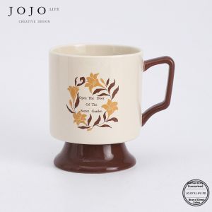 Ice Cream Ceramic French High Footed Breakfast Cup