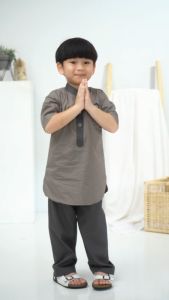 Baju Koko Anak 1-8 Tahun Setelan Anak Laki-Laki - StyleKids Elvano Pendek