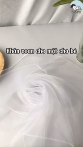 Khăn voan che mặt chắn bụi cho bé