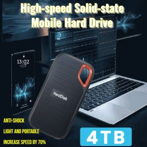 High-speed Solid-state Mobile Hard Drive 4TB SSD Anti-shock Mobile Hard Drive