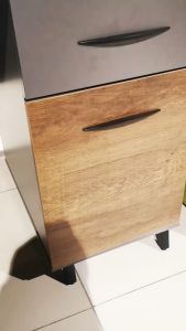 High Quality Melamine 2 Tone Executive Office Desk With Drawer and Filing Cabinet |Study Writing Desk Computer Desk PC Laptop Table Workstation Study Home Office With multiple drawers & compartment | 2 size options (3ft or 4ft)|