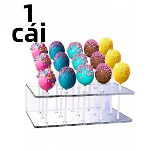 1PC Chất Liệu Acrylic Trong Suốt Đế Bánh Món Tráng Miệng Giá Trưng Bày Cho Tiệc Sinh Nhật Tập Hợp Giáng Sinh Trang Trí Bàn Ăn