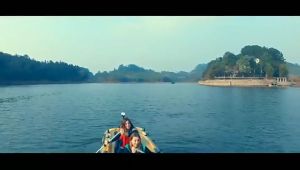 🔥READY STOCK🔥 Inflatable boating outdoor portable folding boat surfing kayak rubber kayak pvc 3 people inflatable Hovercraft