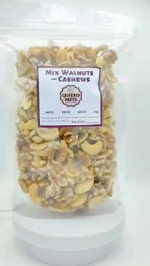 Mix Walnuts and Cashews (50% each)