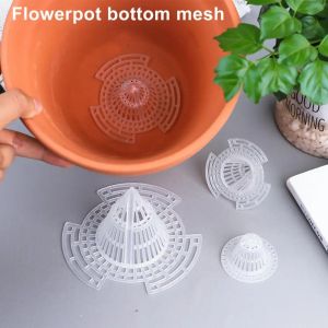 10pcs Leakproof Flower Pot Hole Mesh Cup Conical Bonsai Pot Bottom Coniform Grid Mat Bottom Net Prevent Soil Loss Breathable Cup