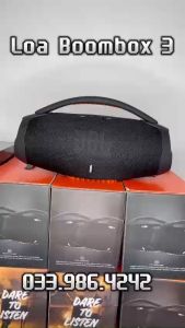 Loa Bluetooth Boombox 3 Không Dây Công Suất 60W Âm Hay - Bass Căng - Nghe Cực Đã Loa Boombox 3 Thiết Kế Cực Đẹp