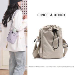 Commuting Lightweight Crossbody Small Multi-functional Portable Phone Canvas Bag