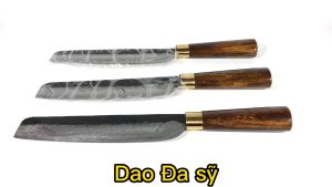 Dao thái thịt Đa Sỹ hàng tuyển dao gọt trái hoa quả cao cấp sắc bền đẹp tiện lợi loại cán gỗ bo tròn thoải mái cầm nắm - HokitStore