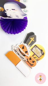 Pinky Bee Dekorasi Halloween Meja Jack Oranye 66131100