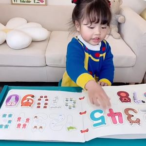 Sweetybayibayi 14/30Pages Montessori Busy Book Preschool Learning Travel Toy Quiet Books for Toddlers Quiet Book