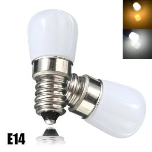 4pcs E14 Light Bulbs Mini LED Refrigerator Light Bulbs 220V LED Refrigerator Lamp Screw Bulb Bathroom Night Lights for Refrigerator Display Cabinet