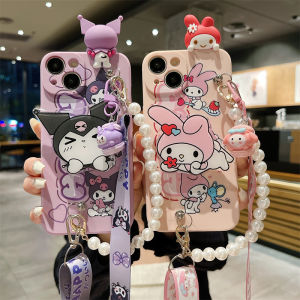 Sanrio Same Style for Redmi Note14 13 12 11 Phone Case Girl New Note10 9 8 Cute Happy Clow M Note7 Crossbody Note7pro All-Inclusive Phone Case