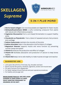 5-in-1 SKELLAGEN SUPREME x 90s (Marine-based Collagen with Vitamins)