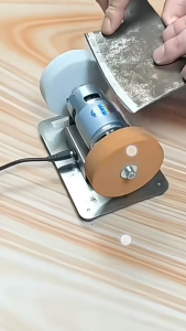 Bench Grinder Electric Sharpener Grinding Machine Dual Wheel Pengasah Pisau Metal Polishing Adjustable Speed Rumah Tangga Workshop