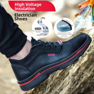Waterproof Impact Puncture Resistant Work Safety Shoes 6kv