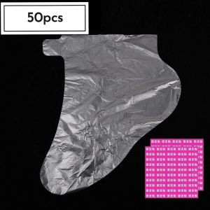 Disposable Foot Mask Glove with Fixed Sticker / Prevent Infection SPA Foot Bags Covers / Dead Skin Removal Hand Foot Film / Anti-crack Waterproof DIY foot mask