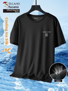TUCANO | Quick Drying Short Sleeve Ice Silk Sports Shirt Loose Summer