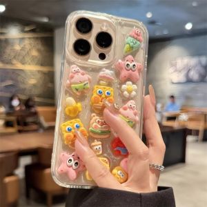 SinQui | Lovely Spongebob Design Full Cover Anti-Drop Phone Case
