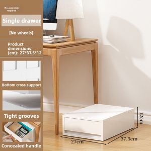 XINGYOU | Under-desk Storage Organizer for Office Dual-compartment Desk Drawer Box