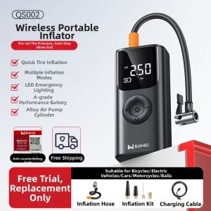 BUWEI | Portable Wireless Inflator With Pressure Gauge