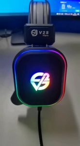 V2S K5Pro Legion RGB Led USB Gaming Headphones Noise Cancelling Microphone (black)
