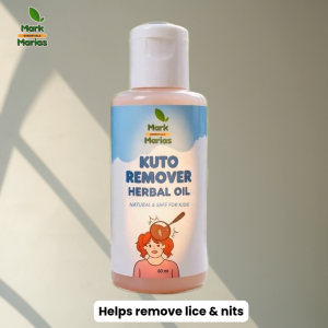 Kuto Remover by Mark and Marias 60ml Herbal Hair Care Formula with Virgin Coconut Oil Neem Oil Peppermint Oil Natural Head Lice Treatment Hair Scalp Care Non Greasy Easy Spray for Kids Adults Family Daily Use Fast Delivery Premium Quality Gentle Formula