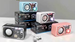 litup พร้อมส่ง สไตล์ใหม่ สปอตสินค้าคงคลัง ลําโพงซับวูฟเฟอร์บลูทูธไร้สาย TWS สเตอริโอ Cyberpunk V8 TWS (V8เชื่อมต่อเครื่องคู่ได้ศู)นย์ดนตรีลำโพง