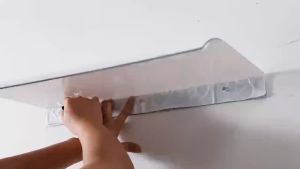 PRIZMIC & BRILL Outdoor Transparent Invisible Canopy PC Board Transparent Mute Canopy House Waterproof Tent for Front Door Windows