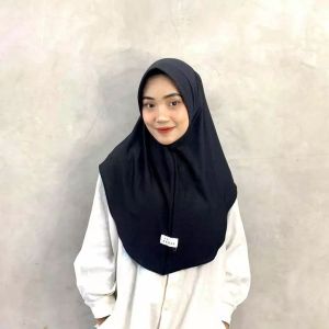 KENAN - Daily Dzevada Size M Hijab Instan Matt Jersey Bergo Kerudung Nyaman