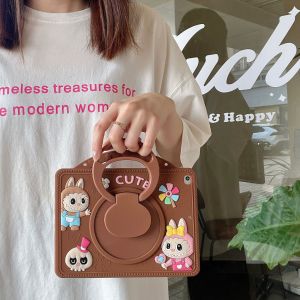 【】 Nóng 360 cầm tay di động xoay chủ labubu rãnh để bút Silicone + máy tính bảng trường hợp cho Samsung Tab T290/T295 A7 Lite T510/t515 A8 S6 Lite A7 A9 A9 + Series