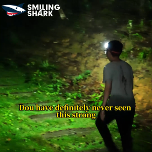 SMILING SHARK TD0232 LED Headlight 8Mode Induction Work Light Type-c Rechargeable Head Lamp With Clamp Waterproof Outside Workling Lighting