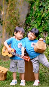 Setelan Baju Couple Anak Bayi dan Balita Usia 6 Bulan Sampai 5 Tahun Baby Outdoor Series