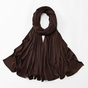 New Liquid Jersey Hijab Scarf for Women Headscarf Shimmer Imitation Silk Scarf Solid Shawl Wraps Muslim Headband Turban 170*60cm