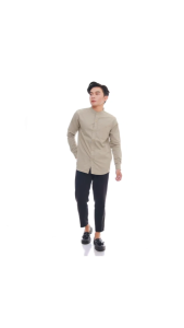 KEMKO KEMEJA KOKO PRIA LENGAN PANJANG BAHAN KATUN PREMIUM