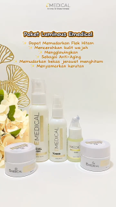 Paket Emedical 5in1 - Acne - Whitening - Luminous - Membantu Mencerahkan - Glowing - Mengatasi Jerawat - Memudarkan Flek - Membantu Mengatasi Jerawat - Kosmetik Herbal Online