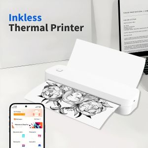 Marklife | Marklife D210 Tattoo Stencil Printer Thermal Printer for DIY Tattoo Mini Portable Printer Compatible with Smartphone and PC