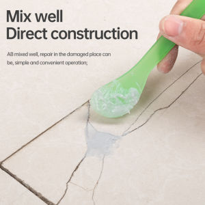 Ceramic Tile Repair Adhesive Two-component AB Bonding Agent Ceramic & Marble Floor Tile Repair Adhesive Toilet & Washbasin Repai