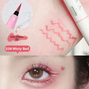 XIXI | White Shaft Soft Brush Tip Waterproof Smudge-Proof Eyeliner for Beginners