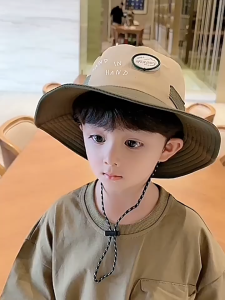 Childrens Sunshade Cap Kids Summer Sun Hat UV Protection Bucket Hat Outdoor Gift