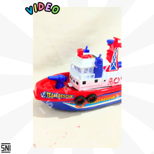ID Mainan Anak Kapal Fire Boat Pemadam BP27