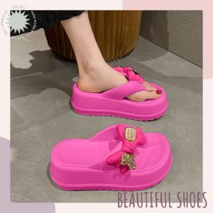 XWshop รองเท้าหูหนีบส้นสูง - สุดนำเทรนยอดนิยม - เสริมส้นนิดๆ สีให้เลือกด้วยนะ มีสำหรับให้ความสมดุลในการศึกษาและประหลาด 🚘