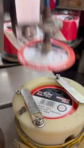 M-ONE (CARTON) Awas Caution Tape / filem amaran merah/putih & hitam/kuning 72mm x 70m / 48mm x 70m