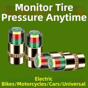 Vacuum TPMS Valve Cap LED Light