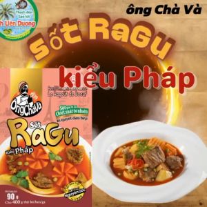 [GÓI 90GR] SỐT RAGU KIỂU PHÁP THƯƠNG HIỆU ÔNG CHÀ VÀ